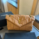 Orange Casual Daily Letters Patchwork Chains Ruched Bags