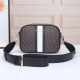 Brown Street Letters Patchwork Zipper Bags