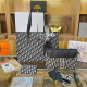 Blue Black Casual Daily Letters Patchwork Contrast Bags