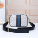 White Street Letters Patchwork Zipper Bags