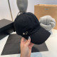 Black Casual Street Solid Color Metal Accessories Trim Hat