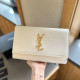 White Casual Daily Letters Patchwork Chains Bags