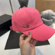 Pink Casual Street Solid Color Metal Accessories Trim Hat