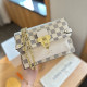 White Grey Casual Daily Plaid Chains Contrast Bags