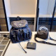 Black Casual Street Solid Color Patchwork Metal Accessories Trim Adjustable Bags