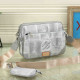 White Street Letters Patchwork Zipper Bags