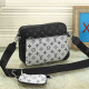Black And White Street Letters Patchwork Zipper Bags