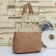 Khaki Street Letters Patchwork Bags