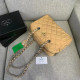 Yellow Street Letters Patchwork Zipper Bags