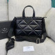 Black Street Letters Patchwork Zipper Bags