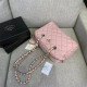 Pink Street Letters Patchwork Zipper Bags