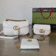 White Casual Daily Letters Patchwork Metal Accessories Trim Texture Bags