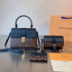 Black Brown Casual Street Letters Patchwork Chains Contrast Bags