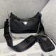 Black Street Letters Patchwork Zipper Bags