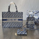 Blue Street Daily Letters Patchwork Contrast Bags
