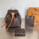 Orange Brown Casual Street Letters Patchwork Contrast Bags