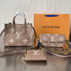 Khaki Street Daily Letters Contrast Embossed Bags