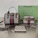 Khaki Casual Daily Letters Patchwork Metal Accessories Trim Zipper Bags