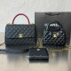 Black Street Daily Letters Patchwork Metal Accessories Trim Chains Bags