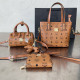 Orange Street Daily Letters Patchwork Zipper Bags