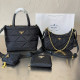 Black Street Daily Solid Color Metal Accessories Trim Chains Zipper Bags