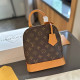 Brown Casual Street Letters Patchwork Zipper Contrast Bags