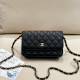 Black Casual Daily Letters Patchwork Metal Accessories Trim Bags
