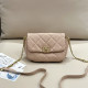 Pink Street Daily Solid Color Patchwork Metal Accessories Trim Texture Bags