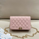 Pink Casual Daily Letters Patchwork Chains Bags