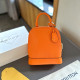 Orange Casual Street Solid Color Patchwork Metal Accessories Trim Bags