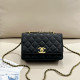 Black Casual Street Solid Color Patchwork Metal Accessories Trim Bags
