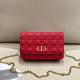 Red Casual Street Letters Metal Accessories Trim Chains Texture Bags