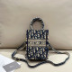 Blue Casual Daily Letters Patchwork Contrast Adjustable Bags