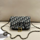 Black Casual Daily Letters Metal Accessories Trim Contrast Bags