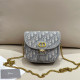 Grey Casual Street Letters Patchwork Chains Contrast Bags
