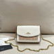 White Casual Street Letters Patchwork Chains Contrast Bags