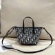 Blue Street Daily Letters Patchwork Contrast Bags