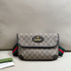 Khaki Casual Street Letters Patchwork Bags