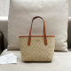 Apricot Casual Vacation Letters Patchwork Contrast Bags