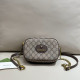 Khaki Casual Daily Letters Patchwork Chains Zipper Bags