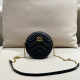 Black Casual Solid Color Metal Accessories Trim Chains Texture Bags