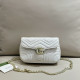 White Casual Letters Metal Accessories Trim Chains Texture Bags