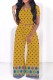 Ginger Casual Print Basic O Neck Short Sleeve Two Pieces