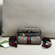 Khaki Casual Street Letters Patchwork Zipper Bags