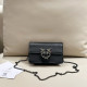 Black Casual Daily Solid Color Metal Accessories Trim Chains Bags