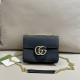 Black Casual Daily Solid Color Patchwork Metal Accessories Trim Bags
