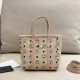 Bare Color Casual Street Letters Patchwork Metal Accessories Trim Bags