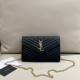 Black Casual Daily Solid Color Metal Accessories Trim Chains Texture Bags