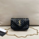 Black Daily Celebrities Solid Color Metal Accessories Trim Chains Texture Bags