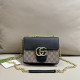 Black Street Daily Letters Patchwork Chains Contrast Bags